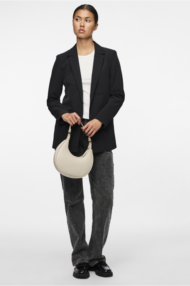 PCBOSSY LS LOOSE BLAZER NOOS 17114792 BLACK